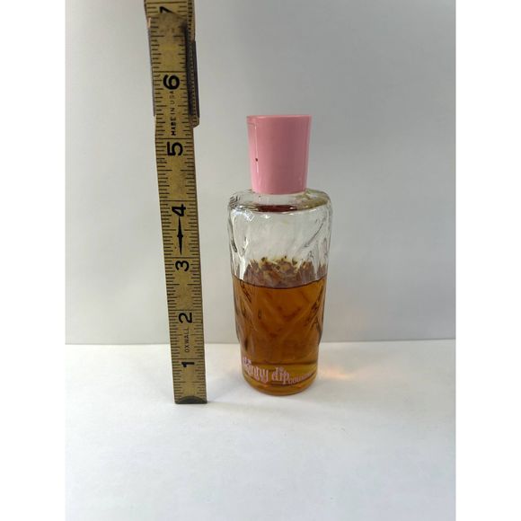 Vintage Leeming Pfizer SKINNY DIP Cologne Splash 4 oz Glass Bottle Pink Lid - Picture 3 of 4